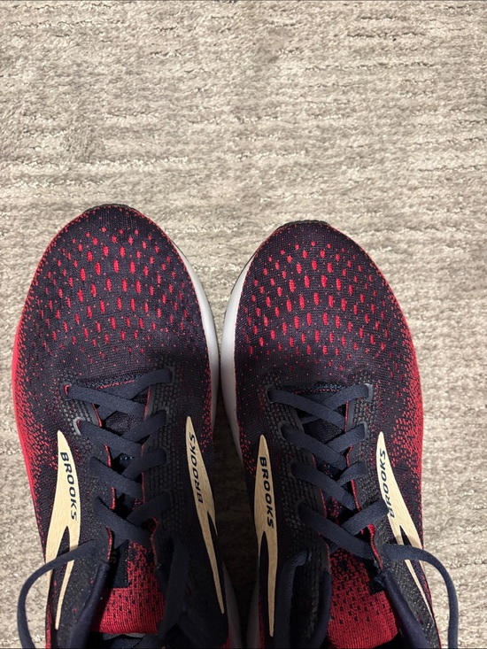 Brooks Running Shoes - Navy & Red with Cream Accent size 11 main image 6
